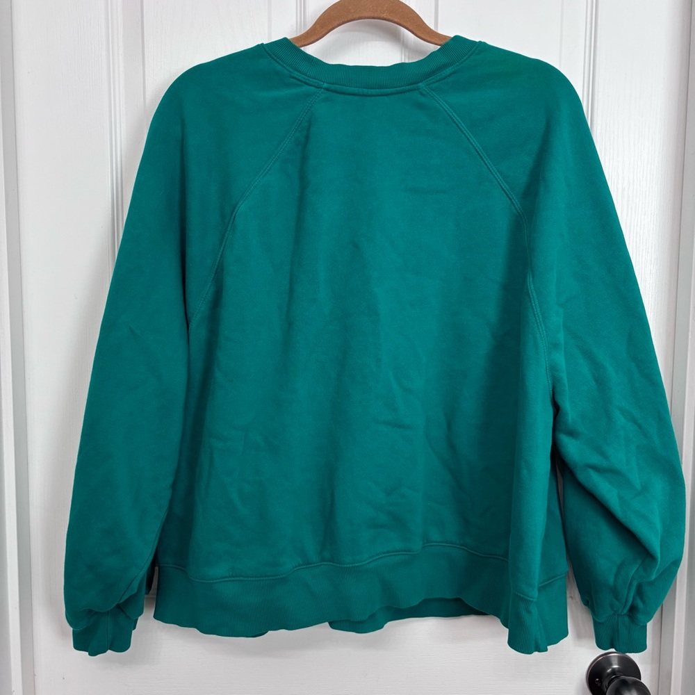 Green Cozy Winter Graphic Sweatshirt | Old Navy 2X - Picture 8 of 9